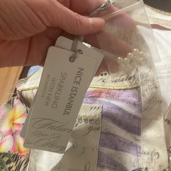 Nice Istanbul Sparkling with New Beginnings multi color dress size 40/Large - Picture 11 of 14